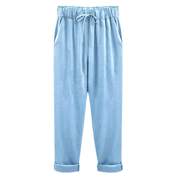 LUISA | Summer Linen-Cotton Pants for Women
