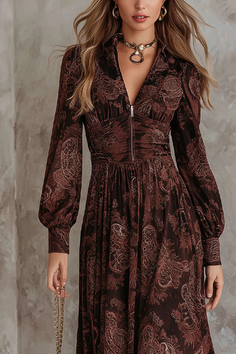 Waist Maxi Dress