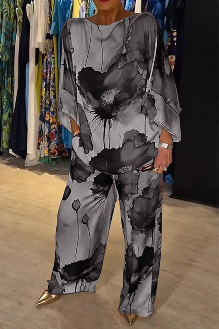 Emmarie - Elegant Printed Ensemble