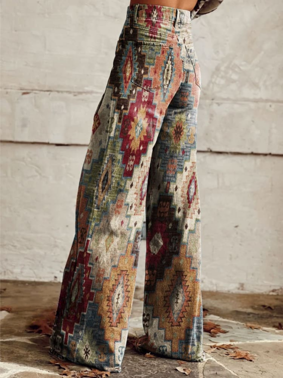 Léa - Vintage Chevron Trousers