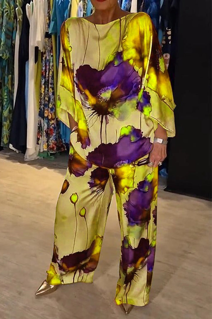 Emmarie - Elegant Printed Ensemble
