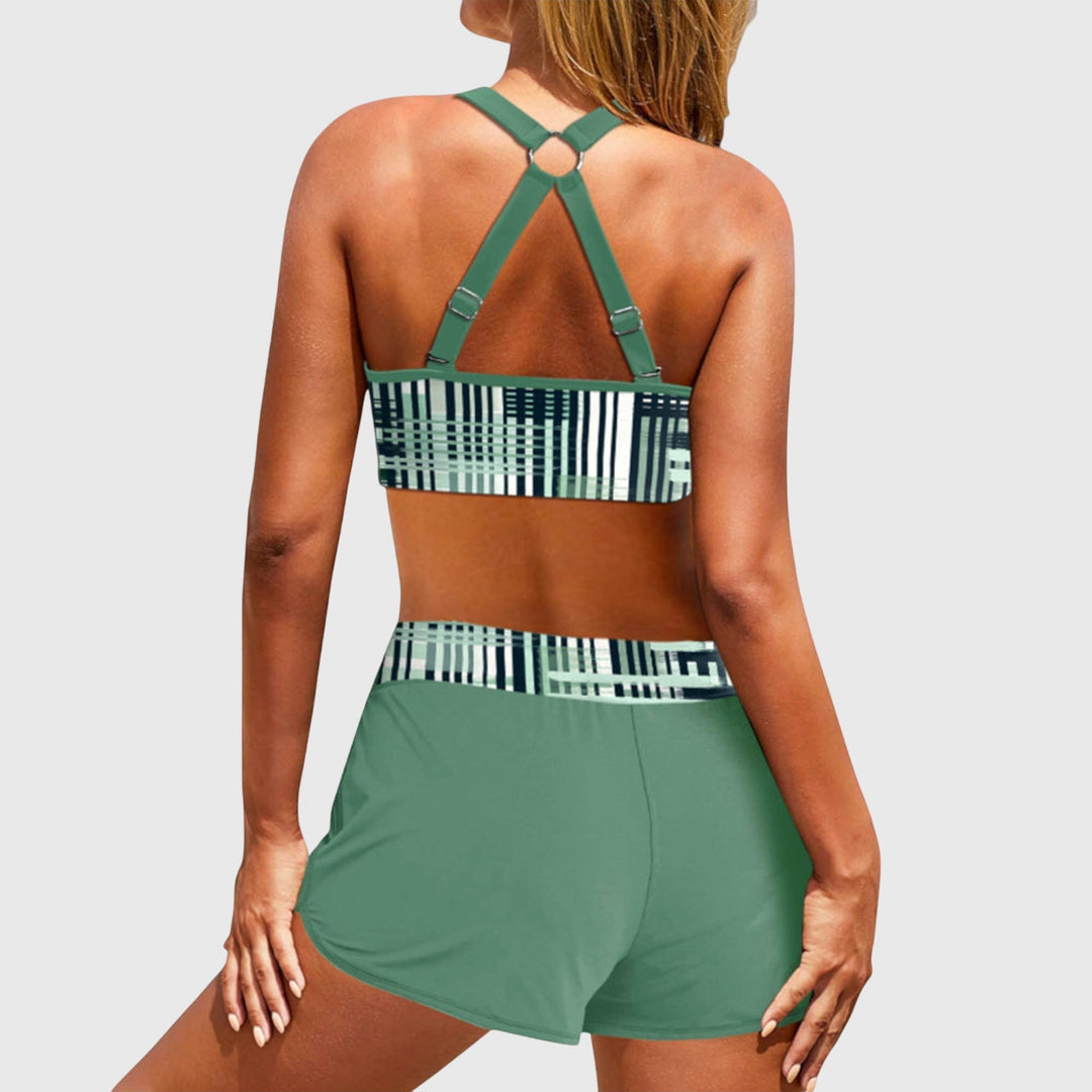 Janelle | Ribbed High-Waisted Bikini