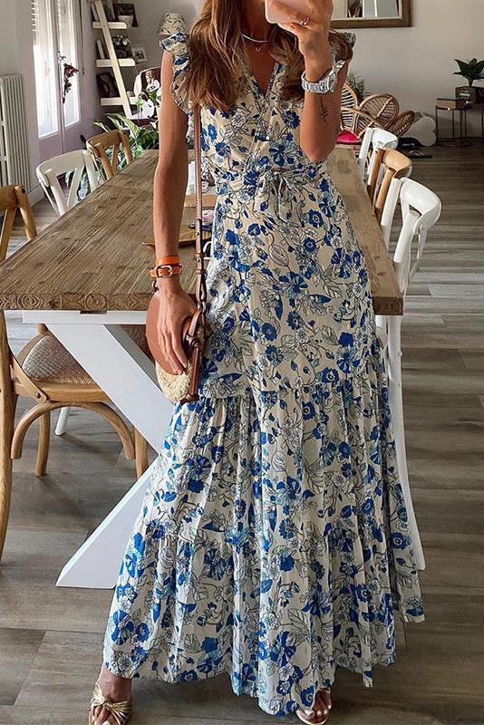 Shera - Floral Maxi Dress
