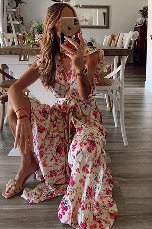 Shera - Floral Maxi Dress