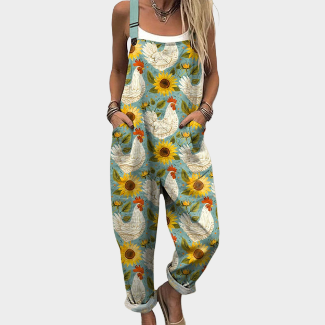 Margaret | Relaxed Printed Jumpsuit