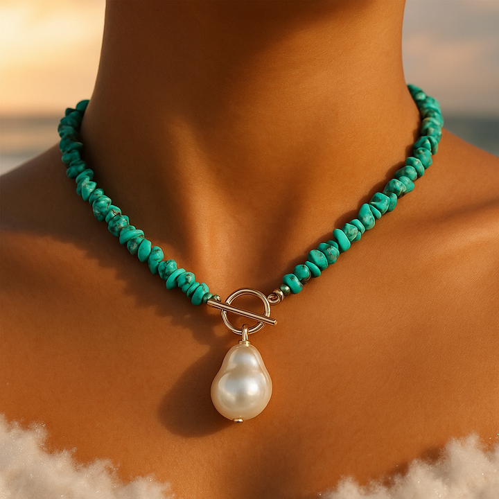Delphina - Ocean's Embrace Necklace