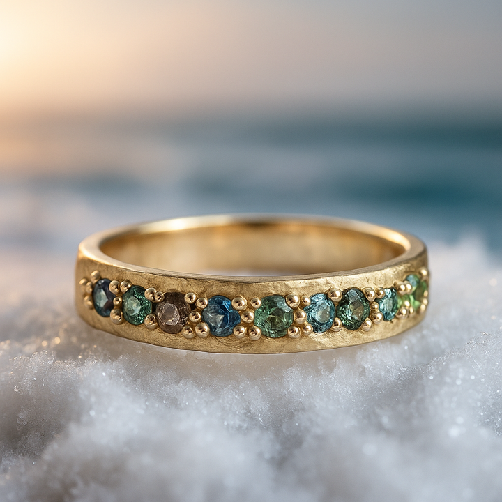 Elegant Gold Gemstone Ring