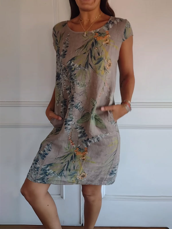 Ysella - Casual Printed Dress