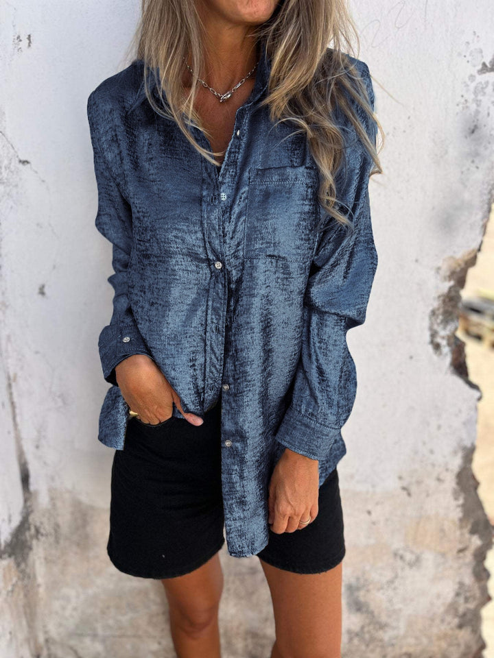Louella - Elegant Shimmer Blouse