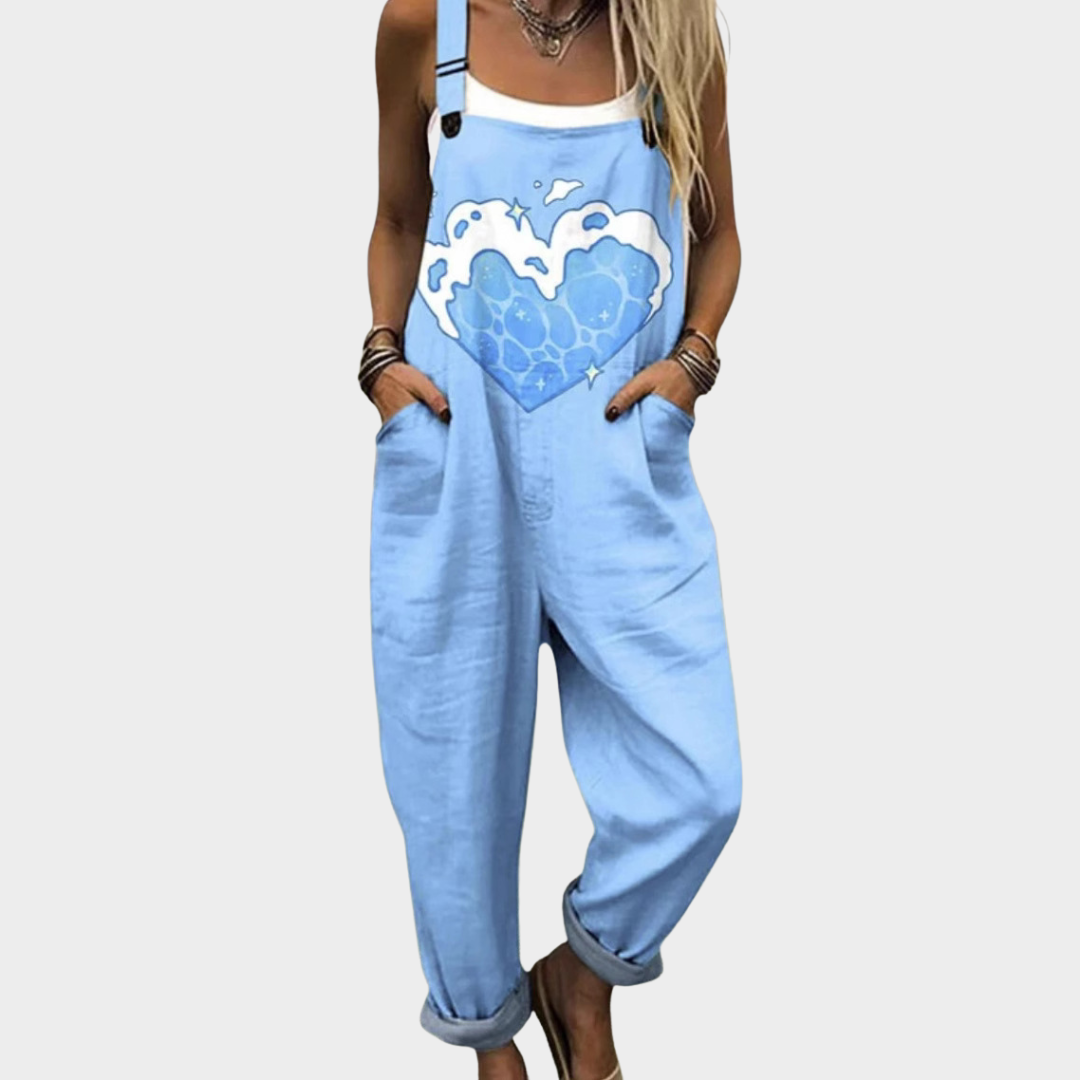 Minou | Relaxed Printed Jumpsuit
