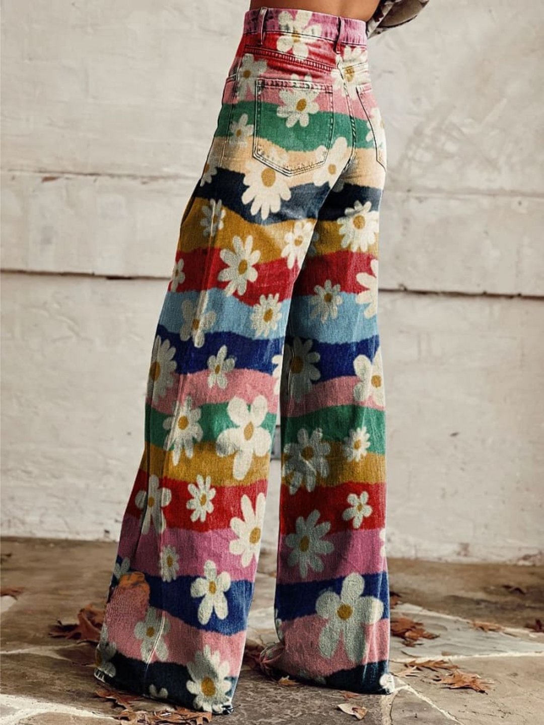 Léon - Vintage Floral Trousers
