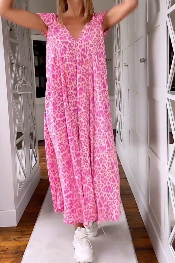 Glaiza | V-Neck Maxi Dress