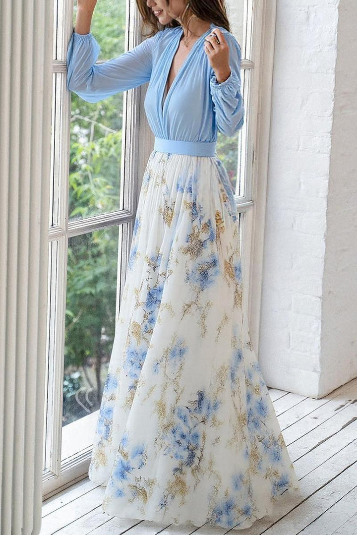 Penelope™ | Beautiful Maxi Dress with Floral Print