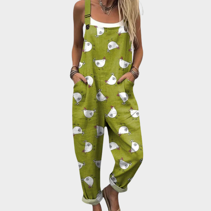 Rose | Relaxed Printed Jumpsuit
