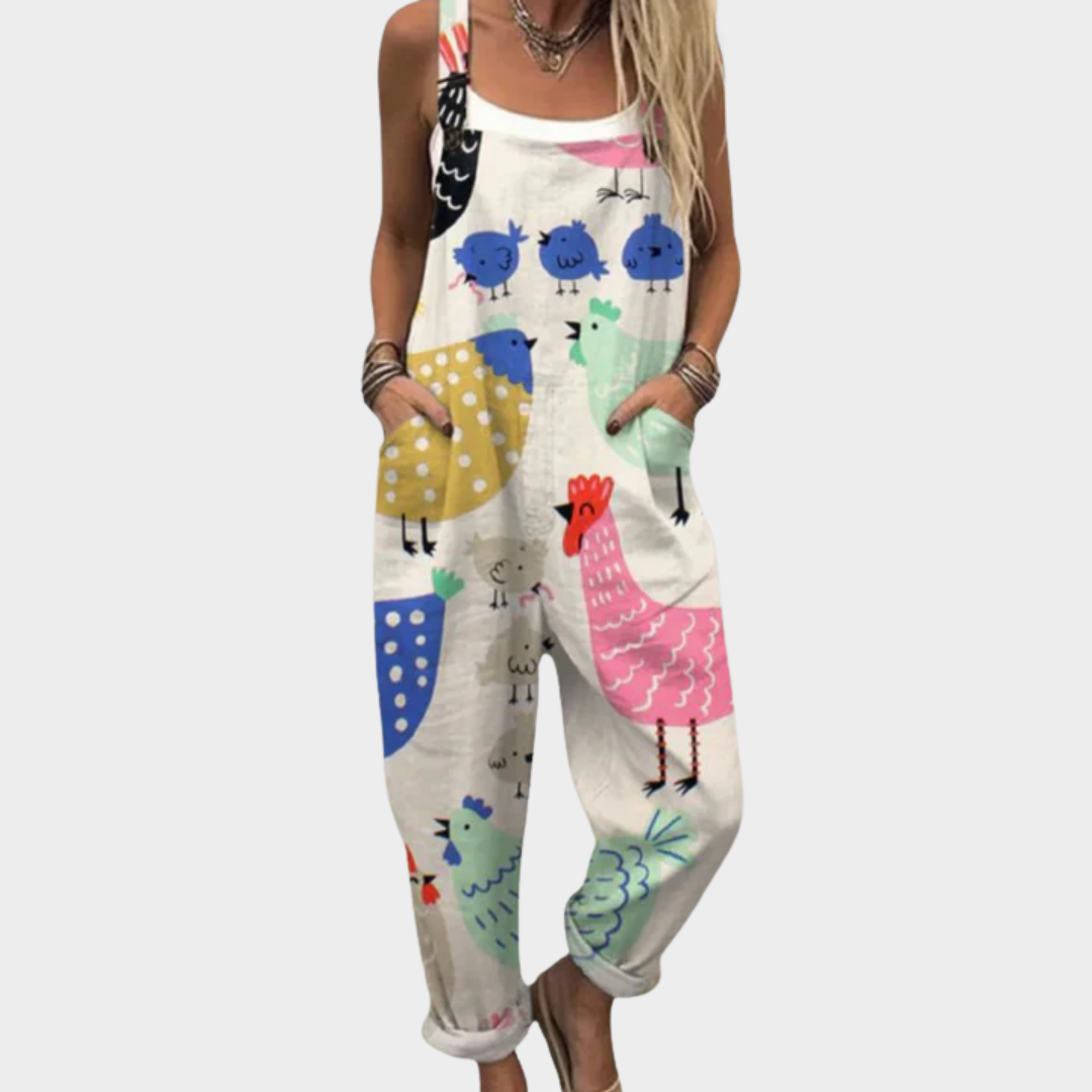 Elise | Relaxed Printed Jumpsuit