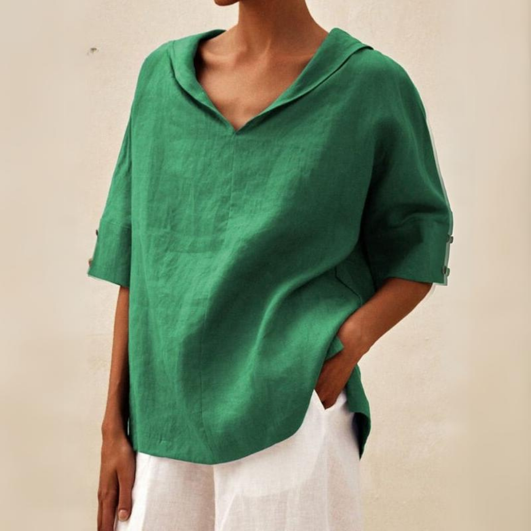 Mireina - Casual Loose-Fit Blouse