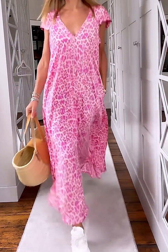 Glaiza | V-Neck Maxi Dress
