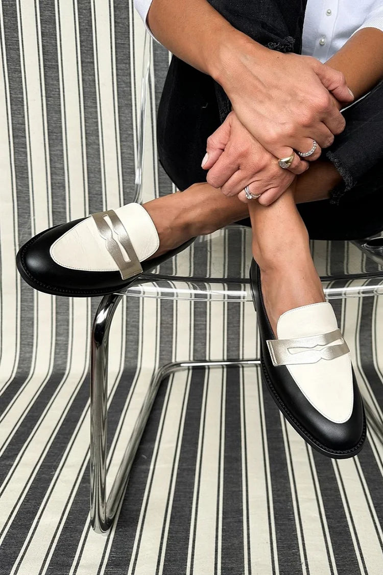 Audrey™ | Monochrome Loafers