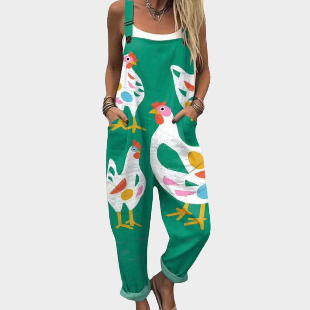 Sophie | Relaxed Printed Jumpsuit