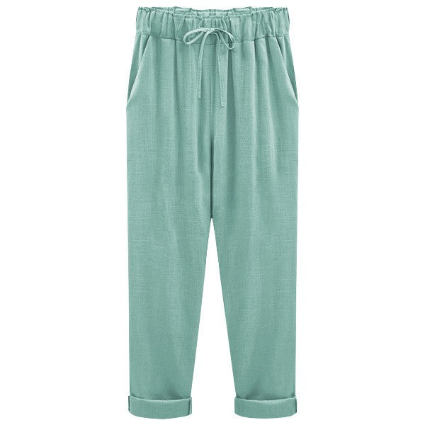 LUISA | Summer Linen-Cotton Pants for Women