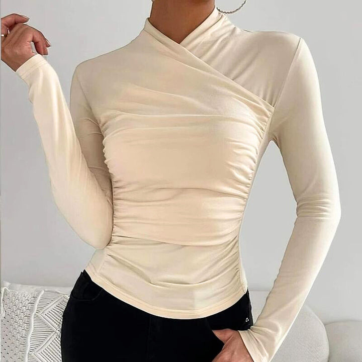 Lilura - Timeless Cross-Neck Blouse