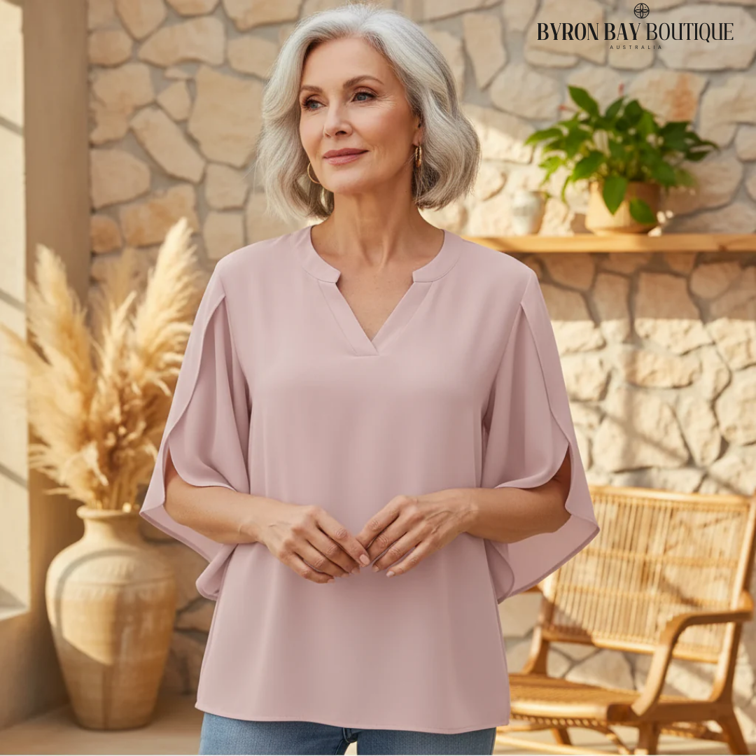Katelina - Chic V-Neck Blouse