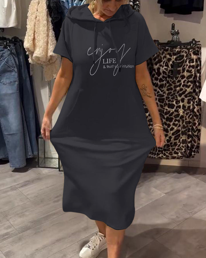 Bridget - Casual Hoodie Dress