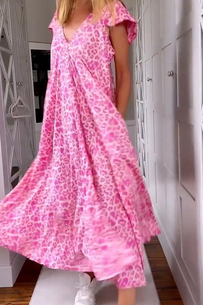 Glaiza | V-Neck Maxi Dress