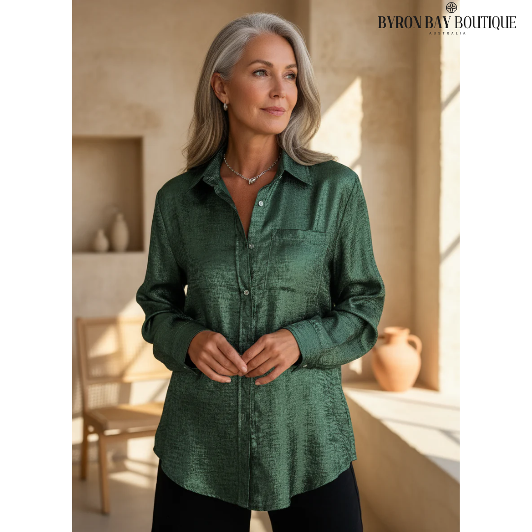 Louella - Elegant Shimmer Blouse