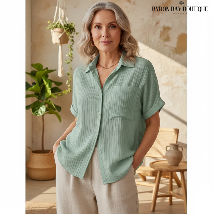 Norelia - Casual Textured Blouse