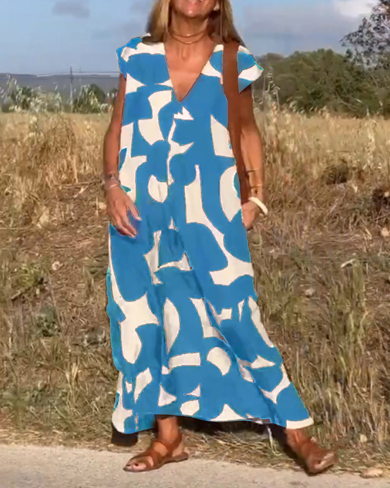 Kendall - Relaxed Abstract Dress
