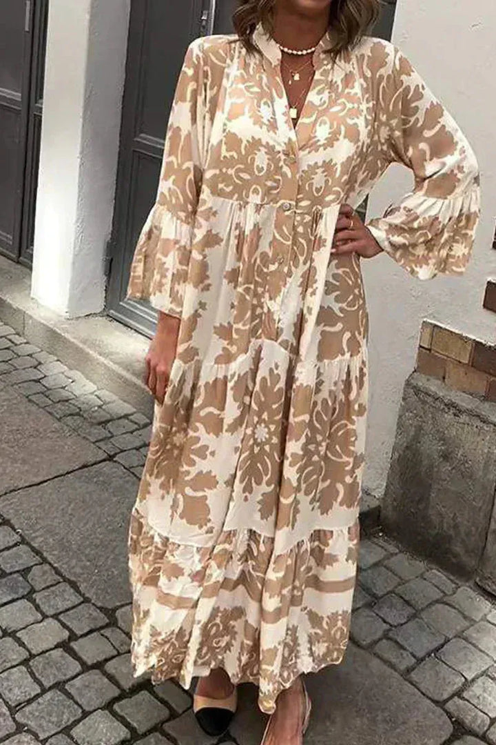Avielle - Fashionable Printed Boho Maxi Dress