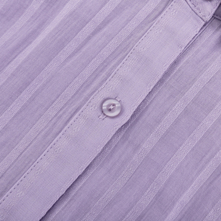 Yselia - Lightweight Button-Up and Shorts Ensemble