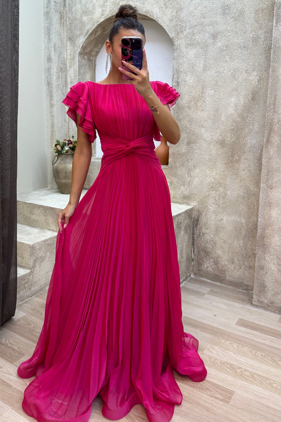 Lilienne - Chic Pleated Dress
