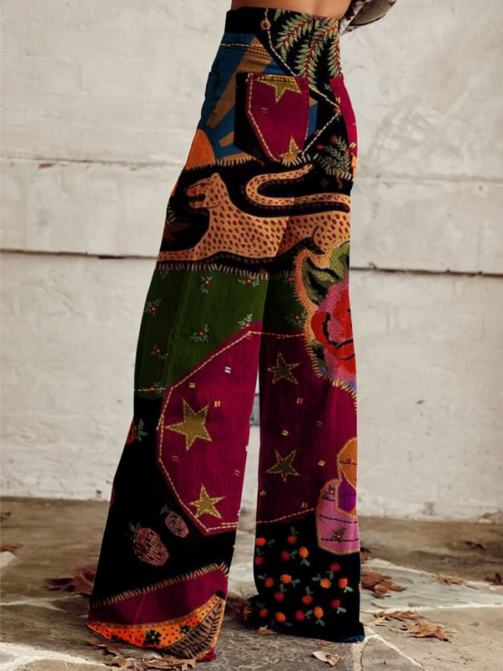 Léna - Retro Bohemian Trousers