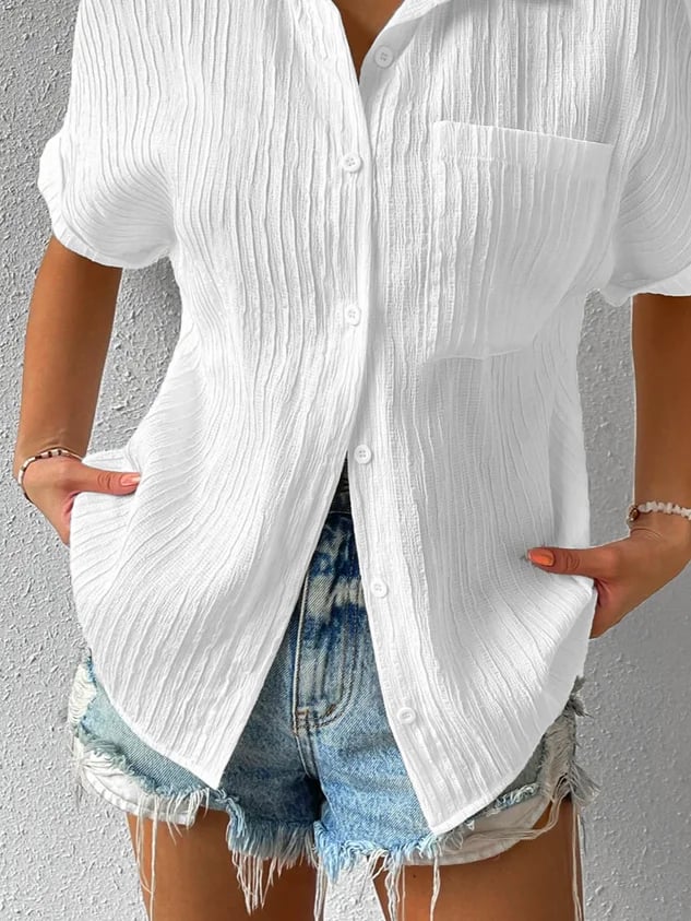 Norelia - Casual Textured Blouse