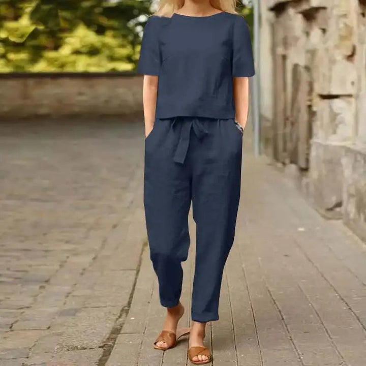 Chic Two-Piece Lounge Set by Charm