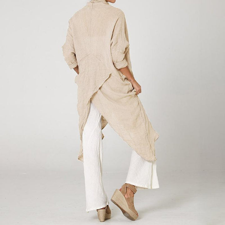 Melissa - Draped Cowl-Neck Top