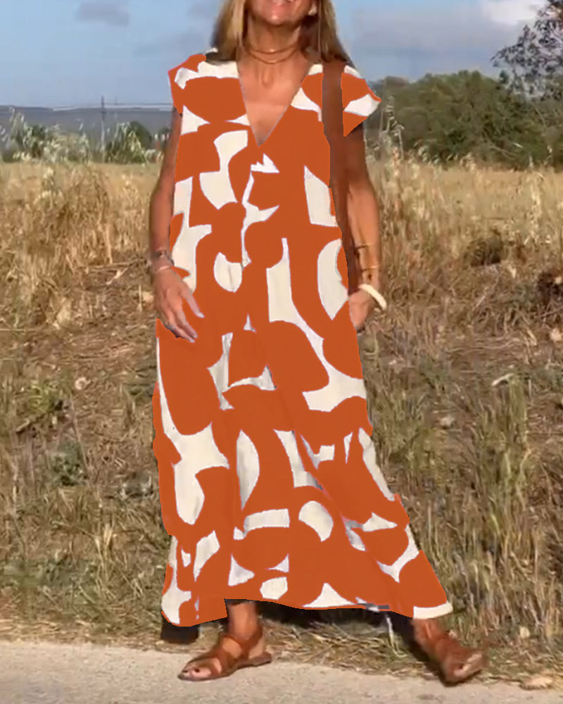 Kendall - Relaxed Abstract Dress