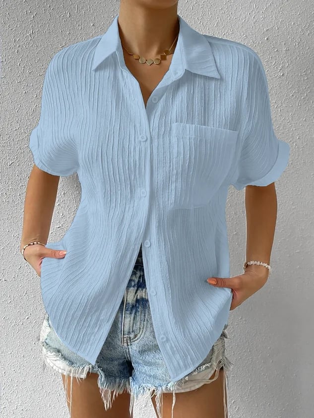 Norelia - Casual Textured Blouse
