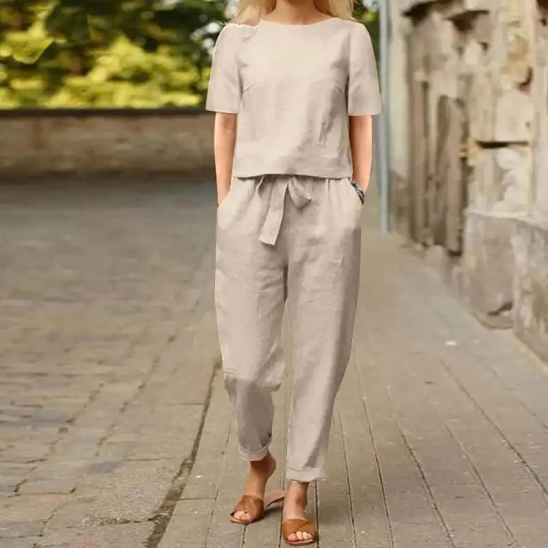 Chic Two-Piece Lounge Set by Charm