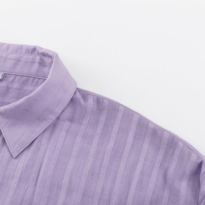 Yselia - Lightweight Button-Up and Shorts Ensemble