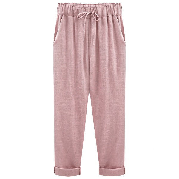 LUISA | Summer Linen-Cotton Pants for Women