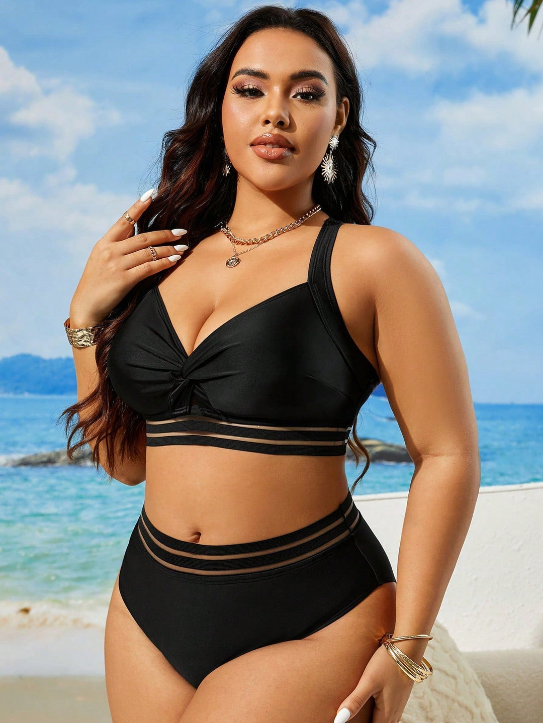 Plus Size Sabrina Bikini Set
