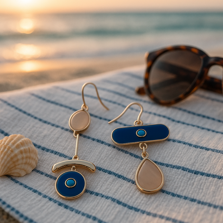 Delightful Blue Earrings