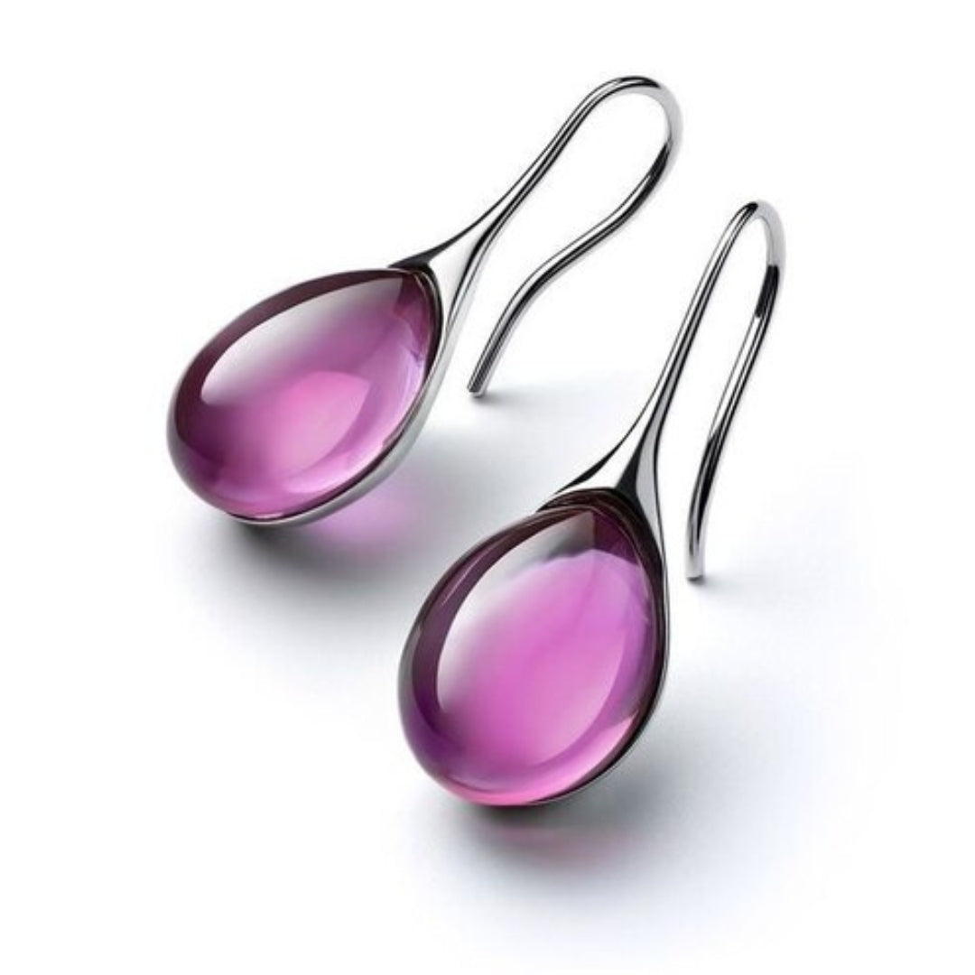 Radiant Crystal Dangle Earrings