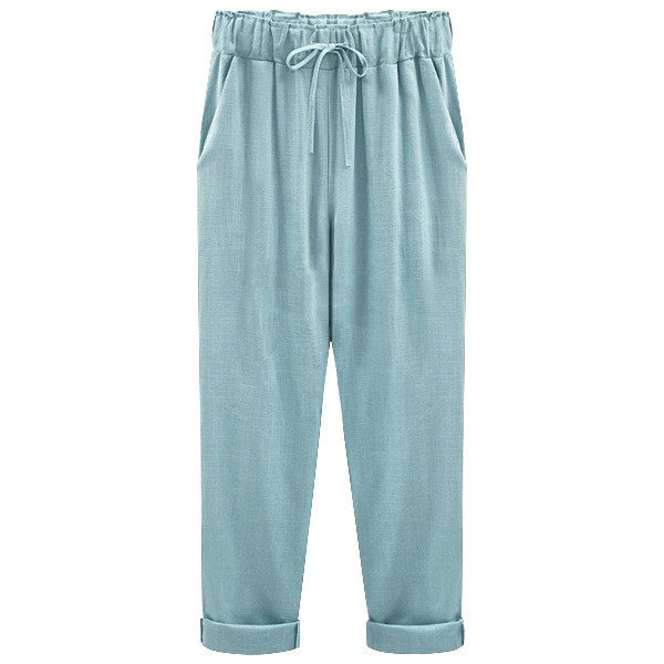 LUISA | Summer Linen-Cotton Pants for Women