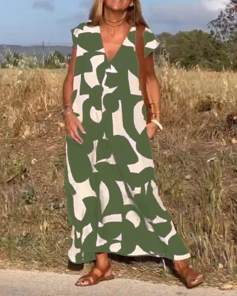 Kendall - Relaxed Abstract Dress