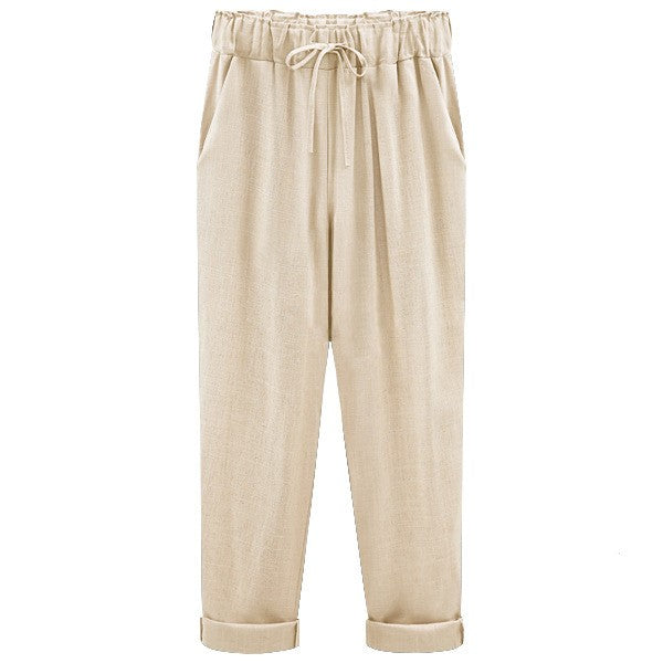 LUISA | Summer Linen-Cotton Pants for Women