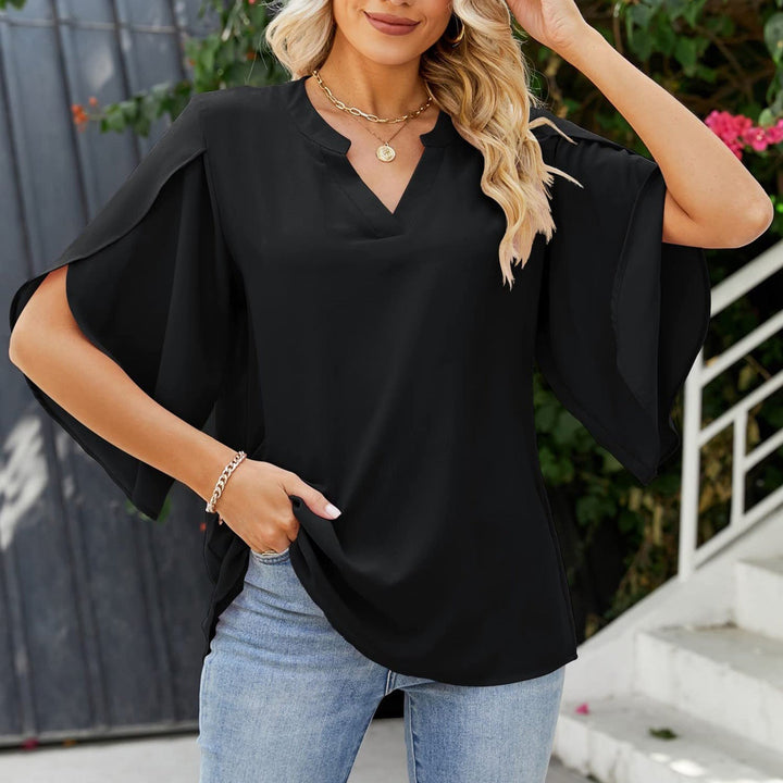 Katelina - Chic V-Neck Blouse